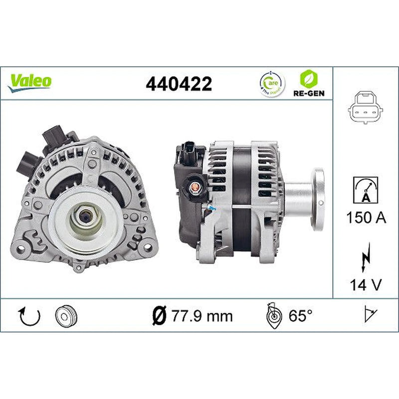 Klarius Car Alternator 12V 440422