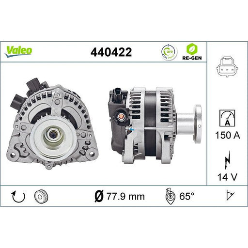 Klarius Car Alternator 12V 440422