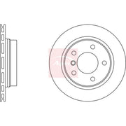 Apec 2 x Vented Rear Brake Discs DSK681