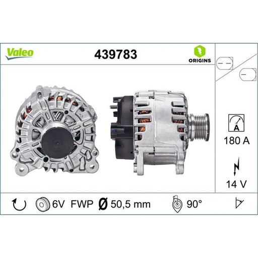 Valeo Car Alternator 12V 439783
