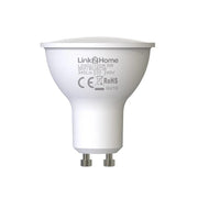 Link2Home Wi-Fi LED GU10 Dimmable Bulb, White + RGB 345 lm 5W - L2HGU105W