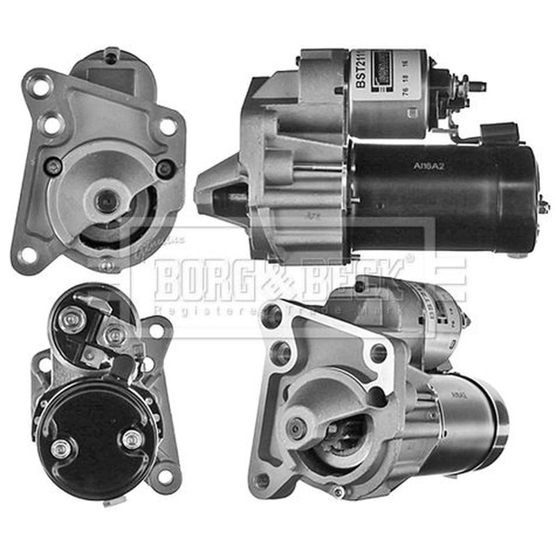 Borg & Beck Starter Motor 12V 1.1kW 9 Teeth BST2111