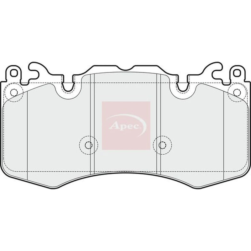 Apec Front Brake Pad Set PAD1737