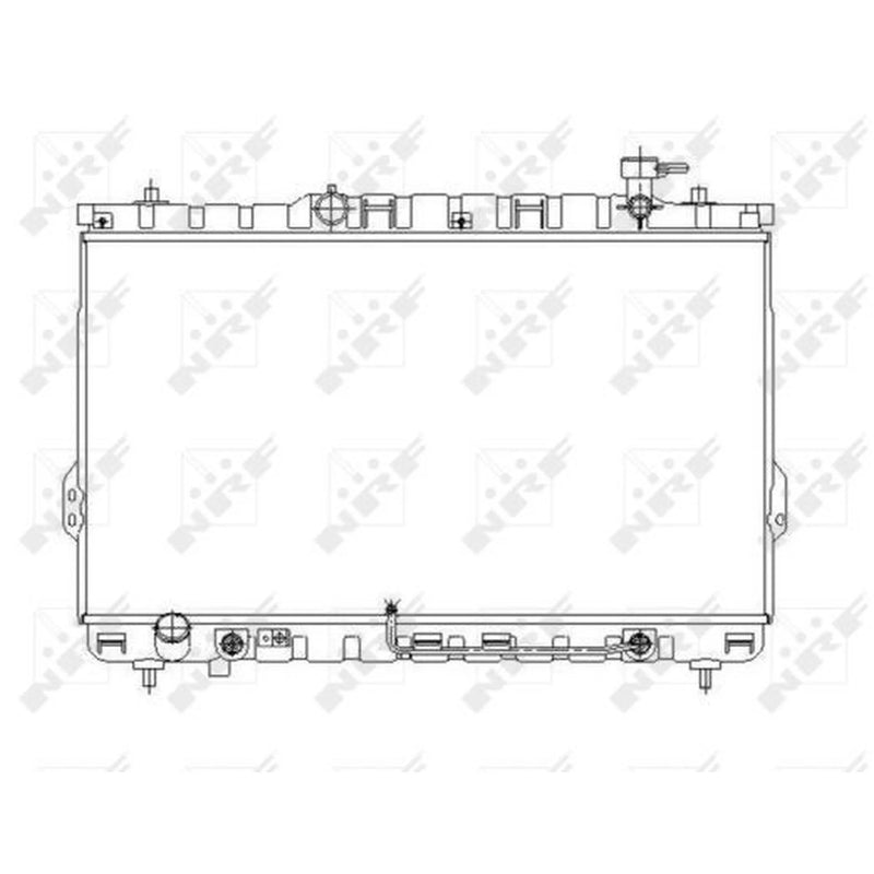 NRF Engine Radiator 53646