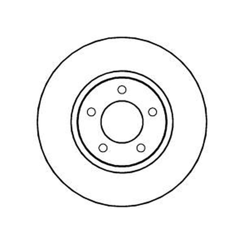 Abtex 2 x Vented Front Brake Discs BD916V