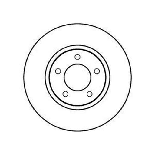 Abtex 2 x Vented Front Brake Discs BD916V