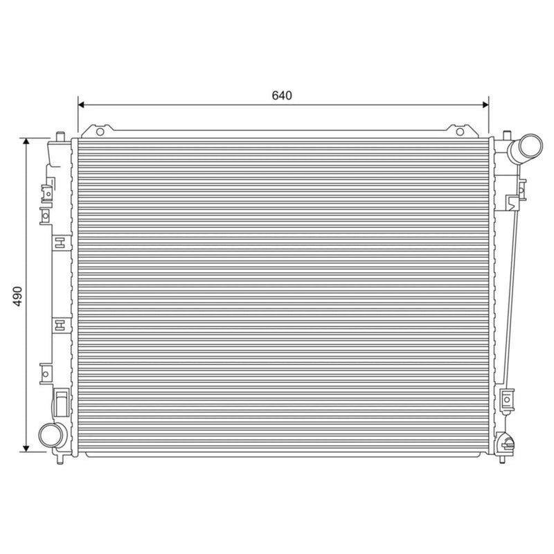 Valeo Engine Radiator 701619