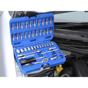 Faithfull 1/4in Drive Socket Set, 46 Piece - FAISOC1446MN