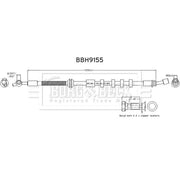 Borg & Beck Brake Hydraulic Hose Line Front Righ BBH9155