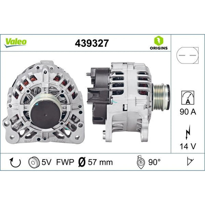 Valeo Car Alternator 12V 439327