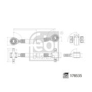 Febi Control/Trailing Arm Front Right 178535