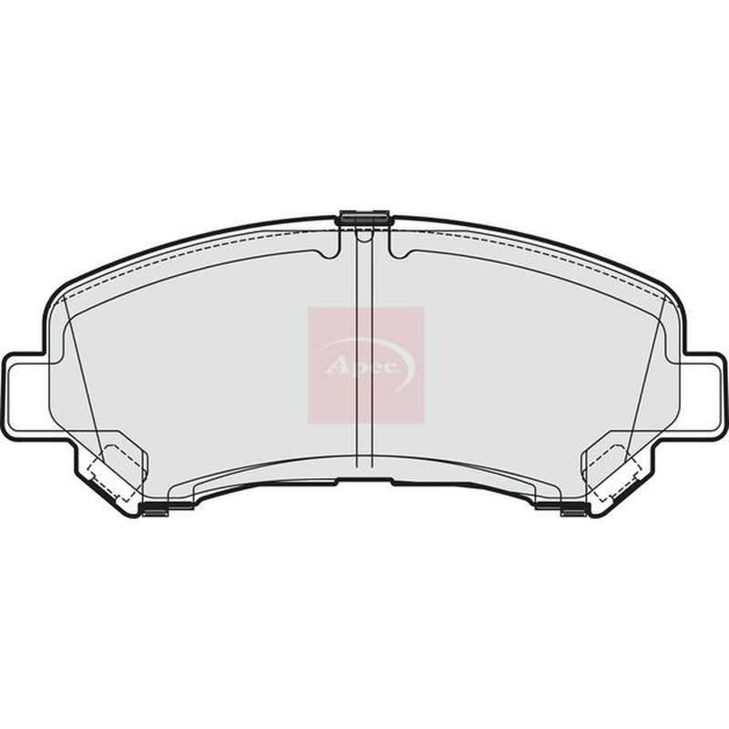 Apec Front Brake Pad Set PAD1869