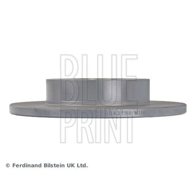 Blue Print 2 x Solid Front Brake Discs ADG043198