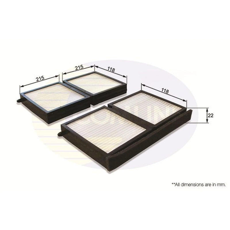 Comline Cabin Air Filter (Pollen Filter) EKF258