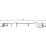 Apec Brake Hydraulic Hose Line Front HOS3752