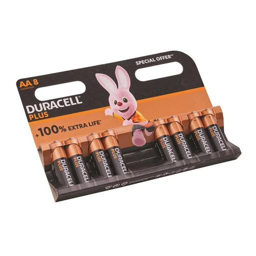 Duracell Plus Power AA Alkaline Batteries Promo Pack 8 - S30951