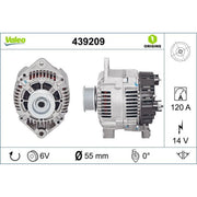 Valeo Car Alternator 12V 439209