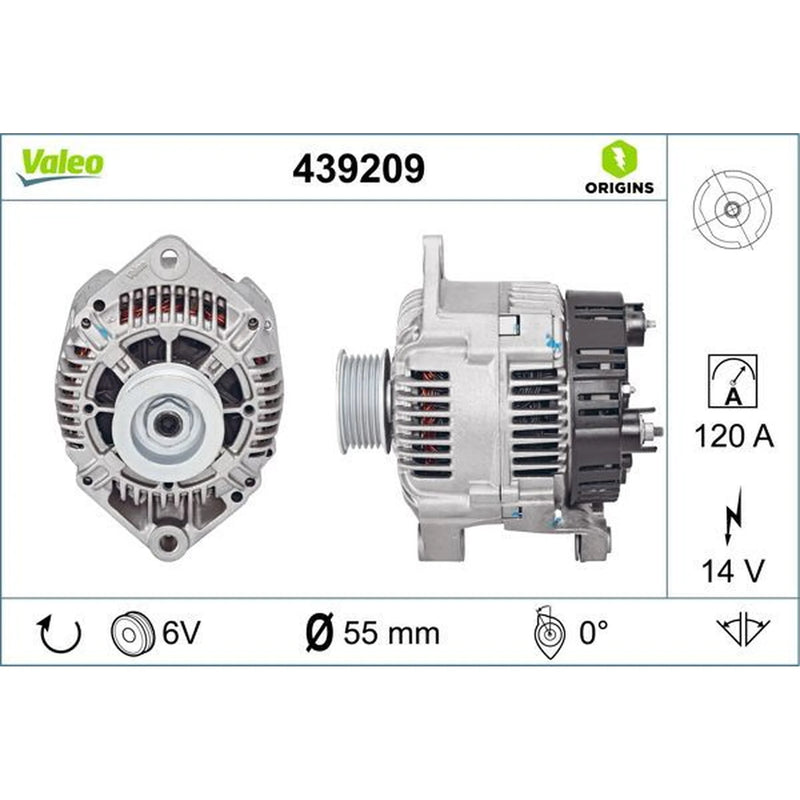 Valeo Car Alternator 12V 439209