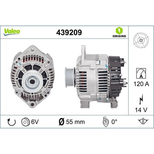 Valeo Car Alternator 12V 439209