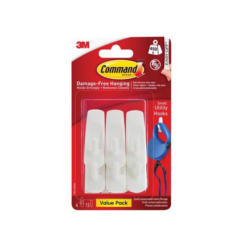 Command™ Small Utility Hooks Value Pack (Pack 6) - 7100352151