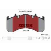 Textar Brake Pad Set 2917704