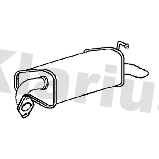 Klarius Box With Tail Pipe Rear MA339A