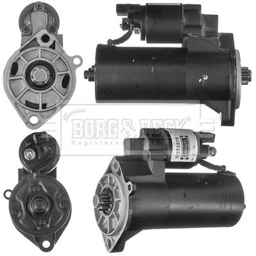 Borg & Beck Starter Motor 12V 2kW 9 Teeth BST2575