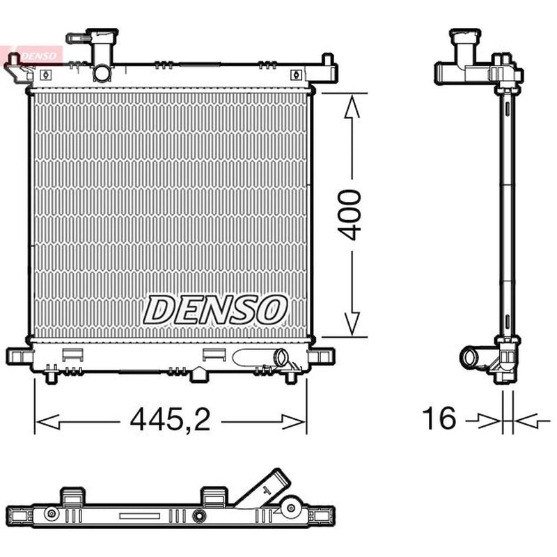 Denso Engine Radiator DRM46066