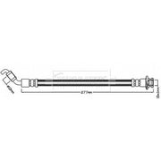 Borg & Beck Brake Hydraulic Hose Line Rear Left BBH8144