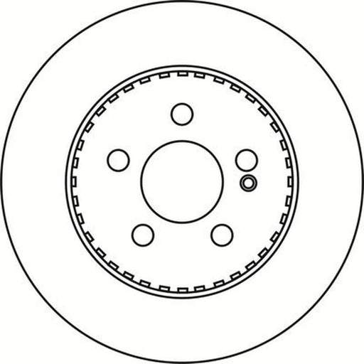 Abtex 2 x Solid Rear Brake Discs BD2017S