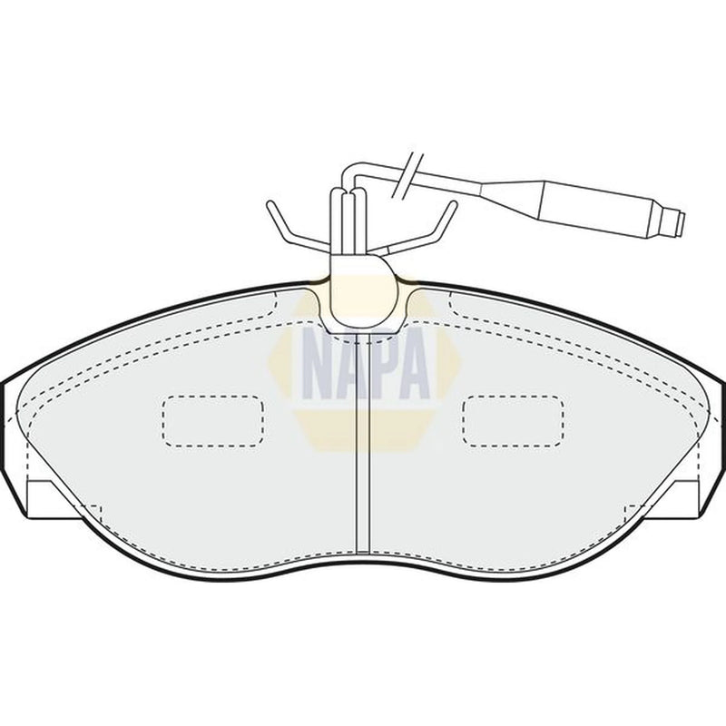 NAPA Front Brake Pad Set NBP1142