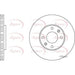 Apec Brake Disc Front Fits Citroen Berlingo C2 C3 C4 C5 Ds3 Xsara Ds O Apec  - Town Parts