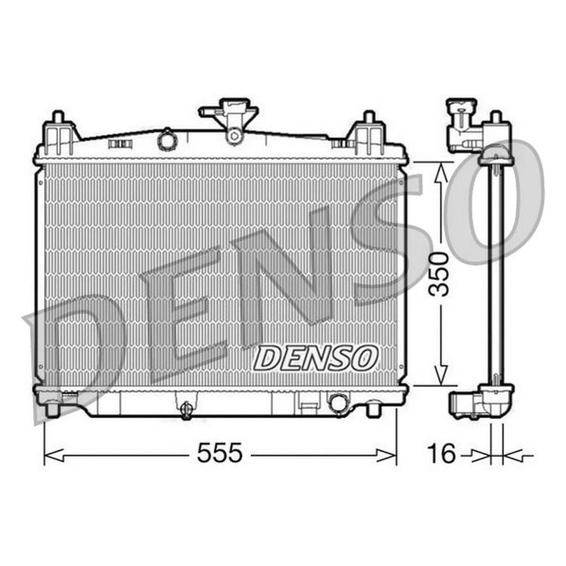 Denso Engine Radiator DRM44016