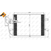 NRF Air Conditioning Condenser 35527