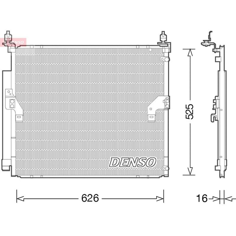 Denso Air Conditioning Condenser DCN50034