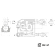 Febi Control/Trailing Arm Rear 178538