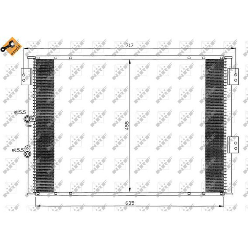 NRF Air Conditioning Condenser 35461