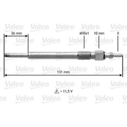 Valeo Diesel Engine Glow Plug 345201