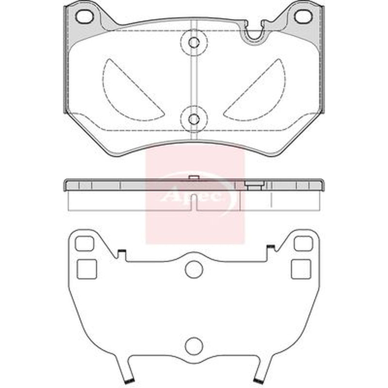 Apec Front Brake Pad Set PAD2438