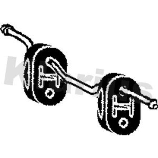Klarius Exhaust System Mount Rubber 420588