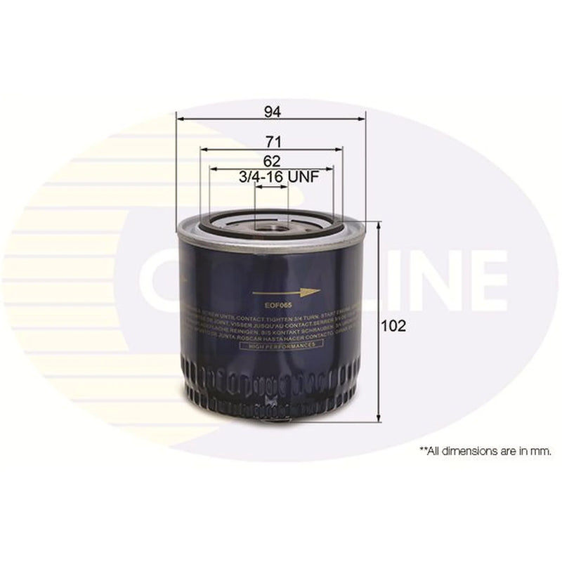 Comline Engine Oil Filter EOF065