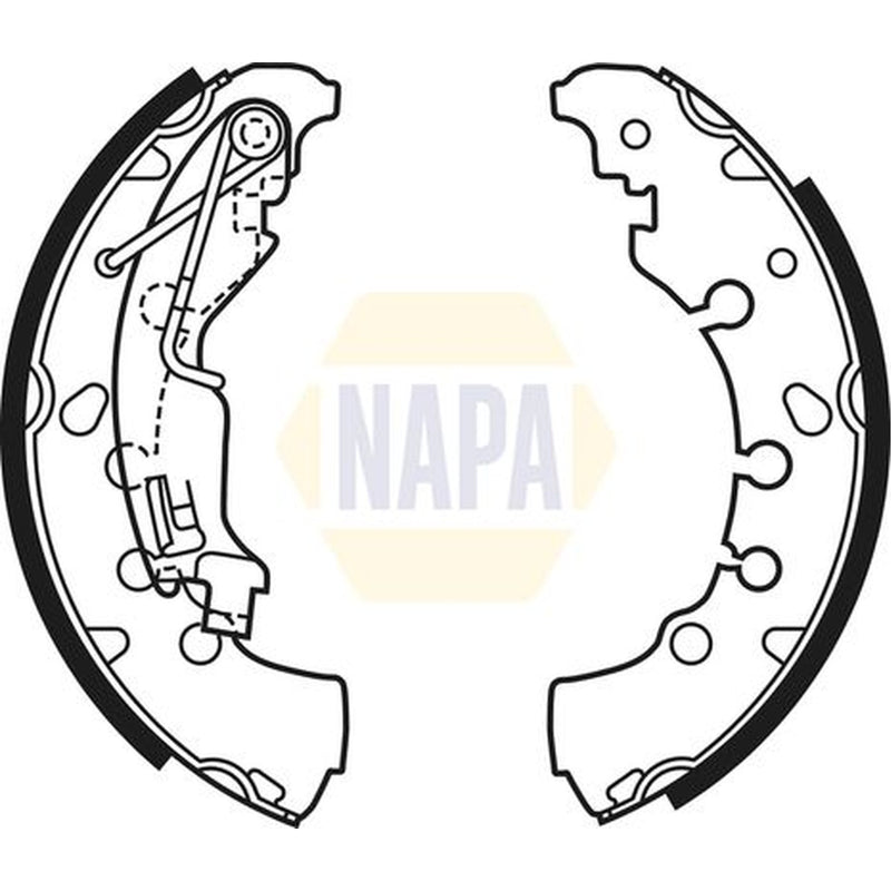 NAPA Brake Shoe Set Axle Kit NBS1062