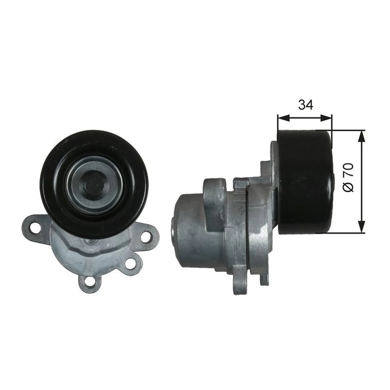 Gates Auxiliary Belt Tensioner T39155