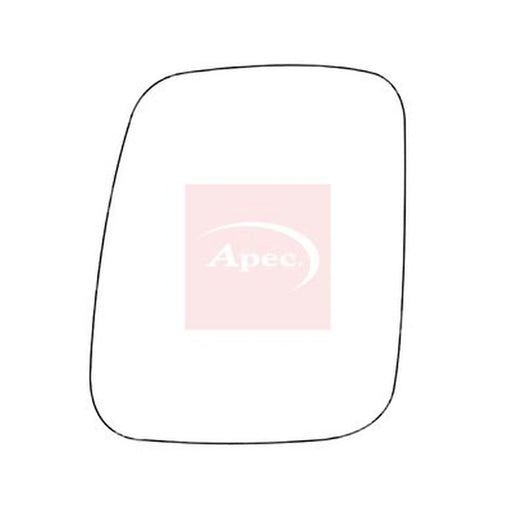 Apec Exterior Wing Mirror Glass Left AMS2027