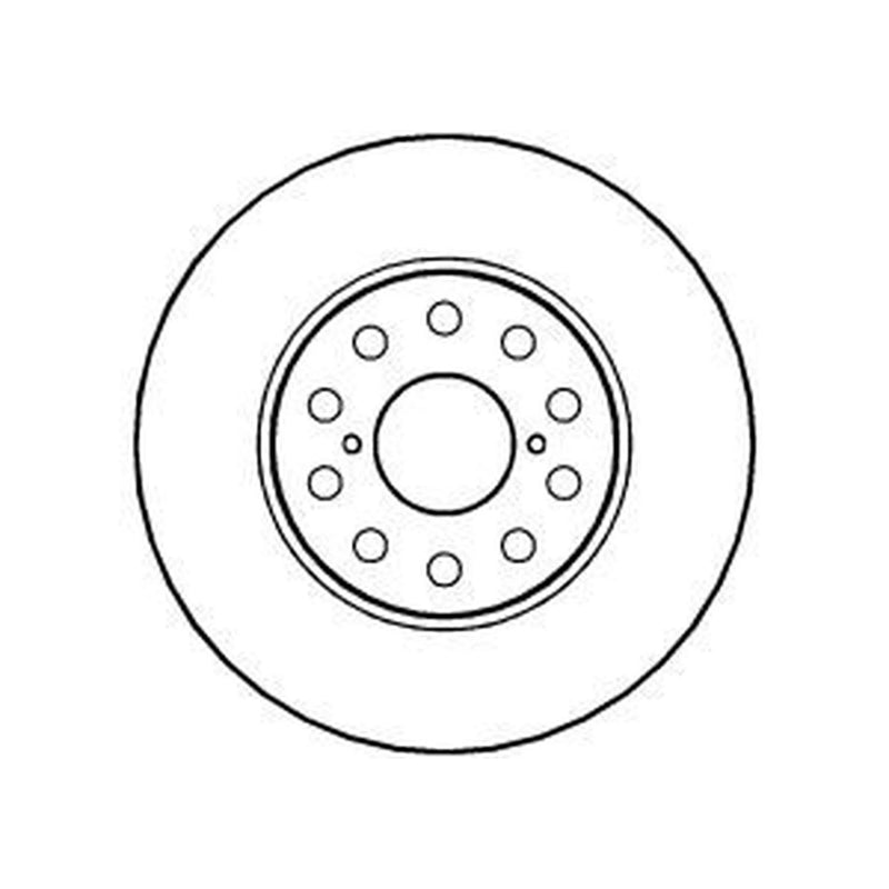 Abtex 2 x Vented Rear Brake Discs BD781V