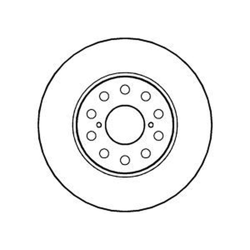 Abtex 2 x Vented Rear Brake Discs BD781V
