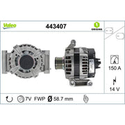 Valeo Car Alternator 12V 443407