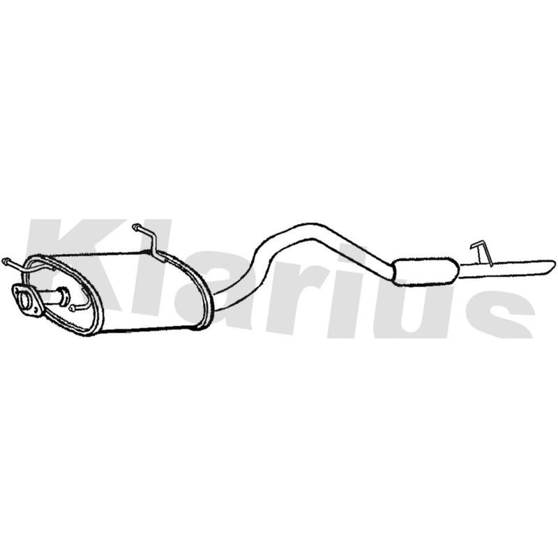 Klarius Box With Tail Pipe Rear SZ120A