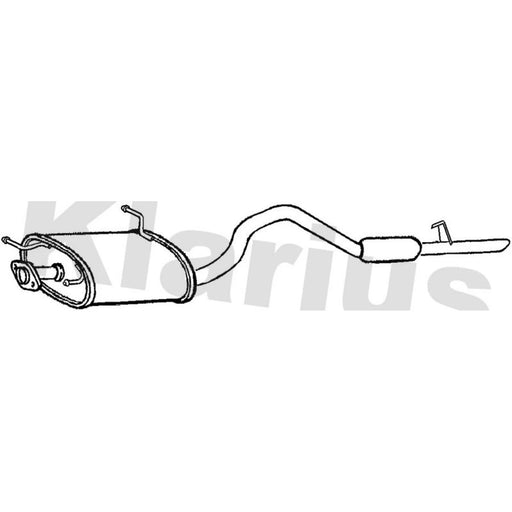 Klarius Box With Tail Pipe Rear SZ120A