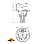 NRF Thermostat,Coolant 725007